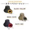 Basic Enchi Duspo Bucket Hat Foldable Bucket Hat with Button Closure and Detachable Chin UV Protection UV One Size Fits - Strap. (UPF50+), 99.9%