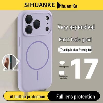 Sihuan Ke Magsafe Flüssigsilikon Vollschutz Handyhülle für iPhone 17 Serie