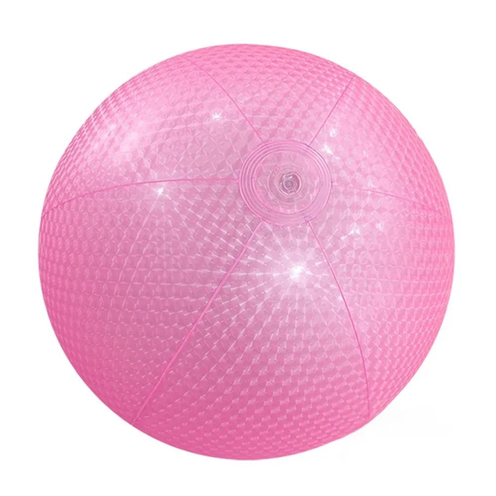 

Inflatable Design Inflatable Beach Ball Striped Pattern Fun Transparent Ball Game Ball Transparent Material Beach Ball Other