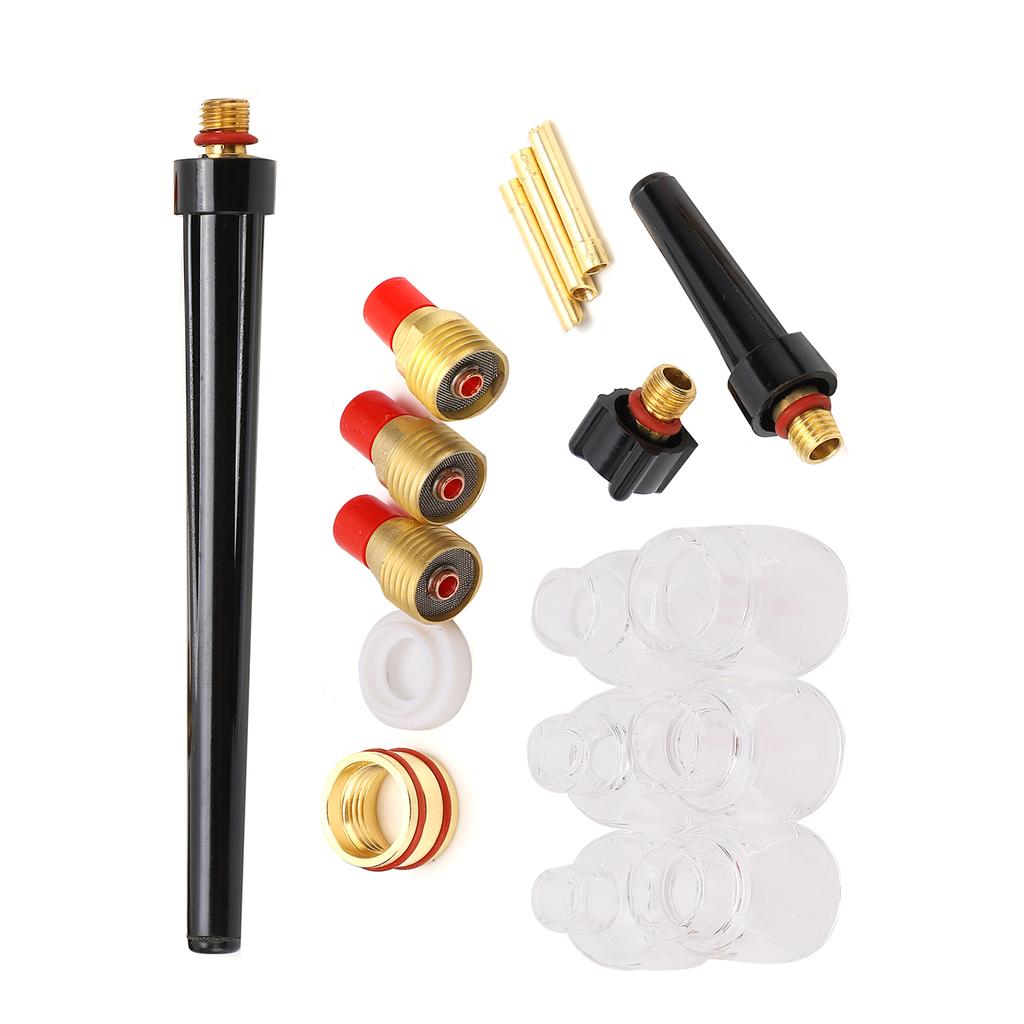 Kit accesorii torță de sudură consumabile din alamă duză cupă de sticlă 2 mm pentru WP920