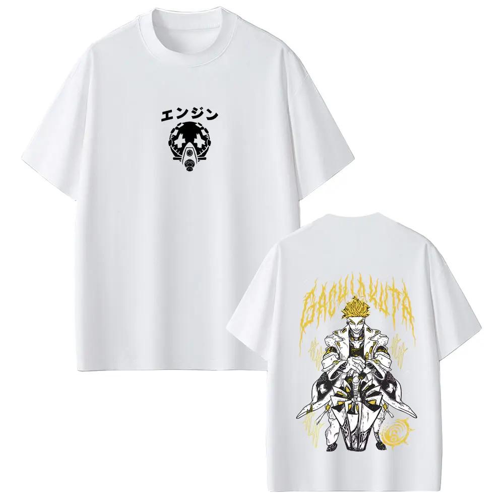 2026 Anime Gachiakuta Enjin Merch T Shirts Unisex Women Casual Oversized Crewneck Tshirt Casual Streetwear Tops For Unisex Women