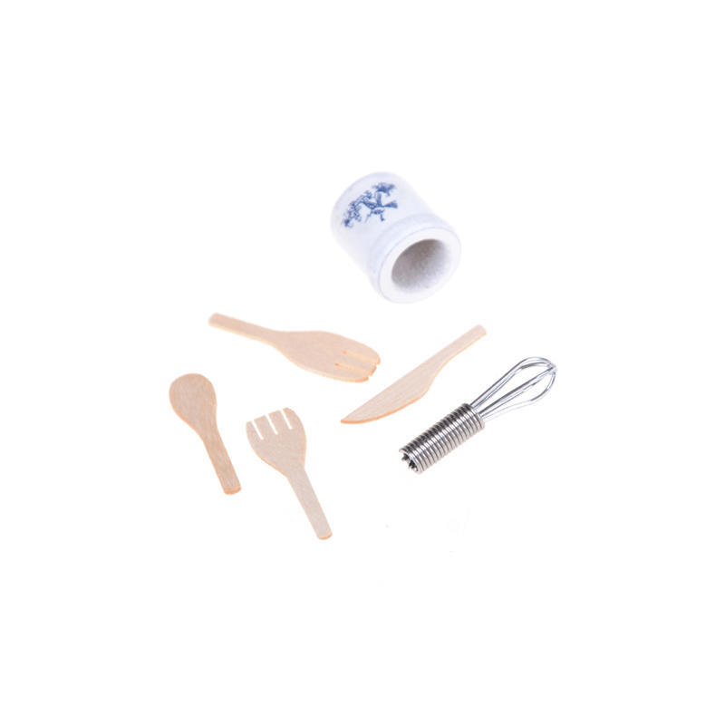 1/12 Dollhouse Miniature Kitchenware Set Home Decoration Gifts 1Set