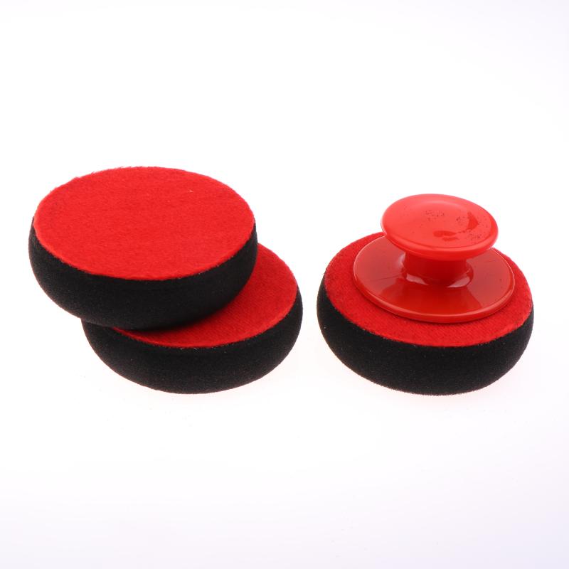 5Pcs Foam Car Wax Applicator Pad Hand Polisher Car Wax Sealing Glaze Car Beauty Wax Mall Sponge Polisher Accessories