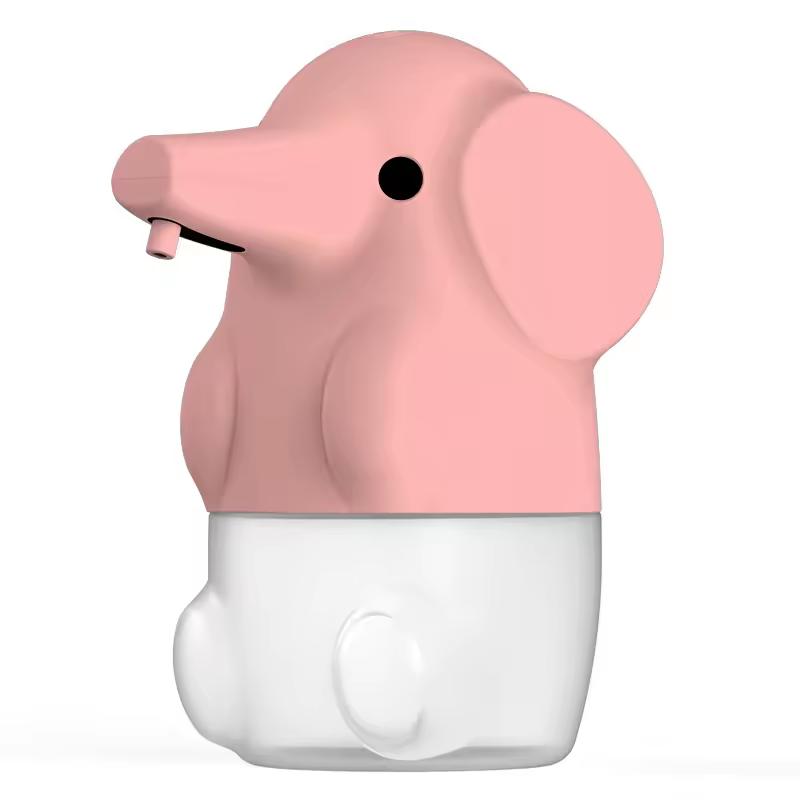 Dispenser di Sapone Elettrico da Parete a Forma di Elefante - Dispenser di Sapone Liquido Elettrico Resistente con Erogazione Automatica del Liquido