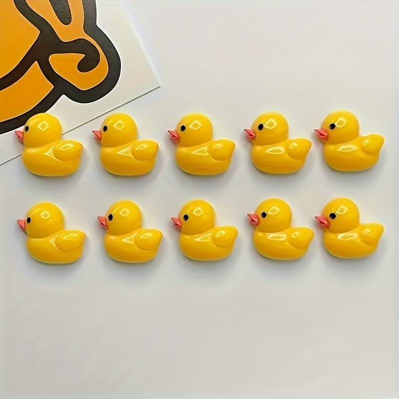 10 τεμάχια μαγνήτες ψυγείου Little Yellow Duck, δημιουργικά διακοσμητικά για διακόσμηση σπιτιού και δώρα - για διακόσμηση λευκών πινάκων - 2,5x2,7 εκ.