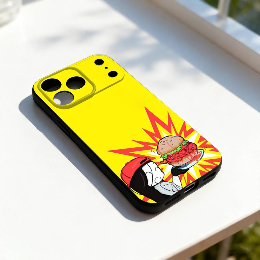 

Y-Yi Xi Singer M-Meat Girl Phone Case Silicone Black Soft For iPhone 17,16,15,14,13,12,11,Pro,Max,Plus,E,SE4,Air,Mini iPhone17