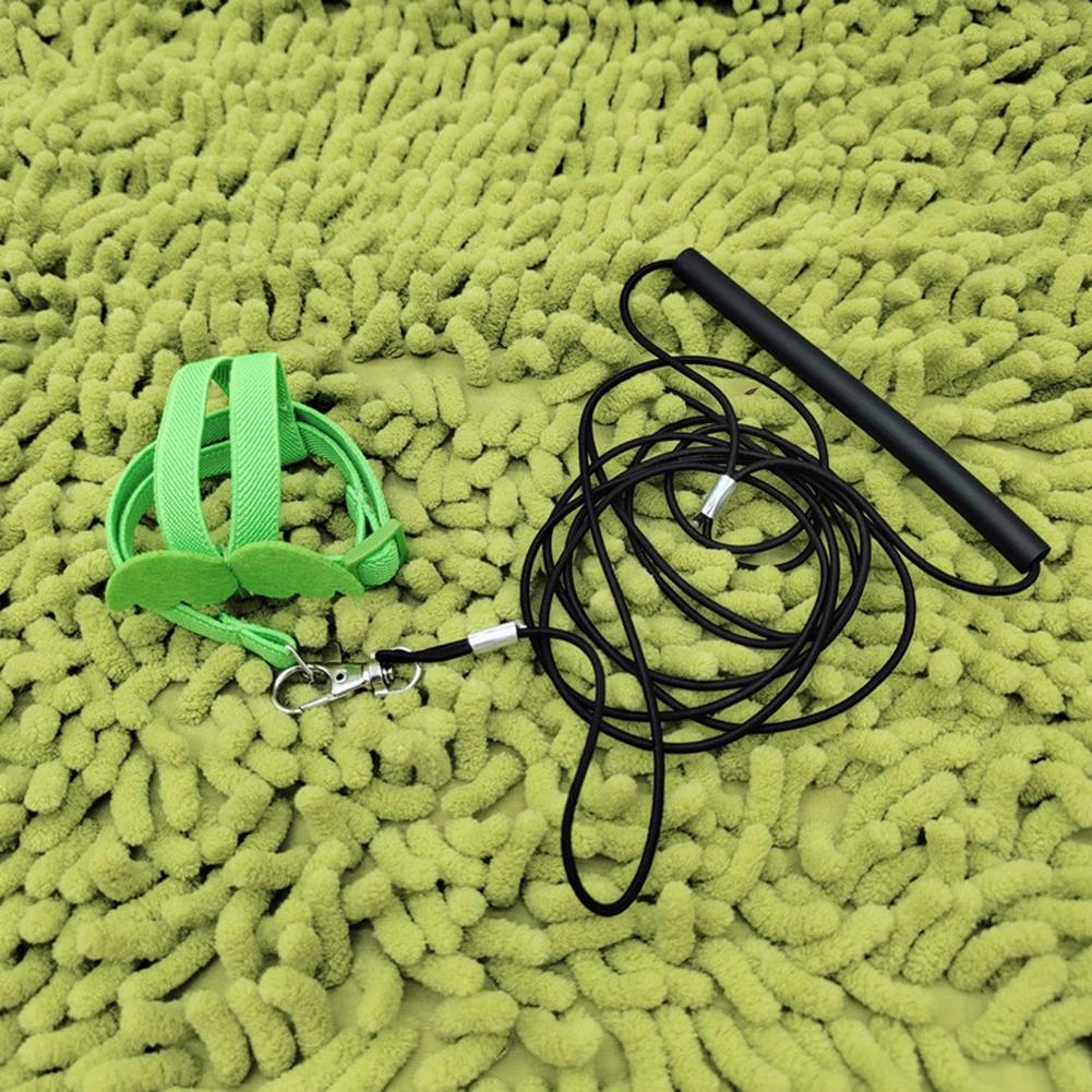Parrot Bird Flying Traction Rope Bird Harness Leash Adjustable Ultra-light with Comfortable Handle Flying Traction Straps Band