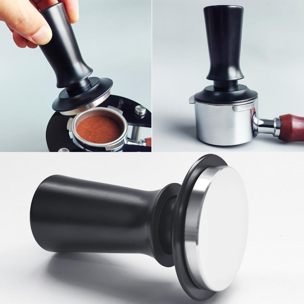 51/53/58Mm Espresso Tamper Spring 304 Stainless Steel Tampers Barista Coffee Tamper With Calibrated For 51/54/58 Portafilter