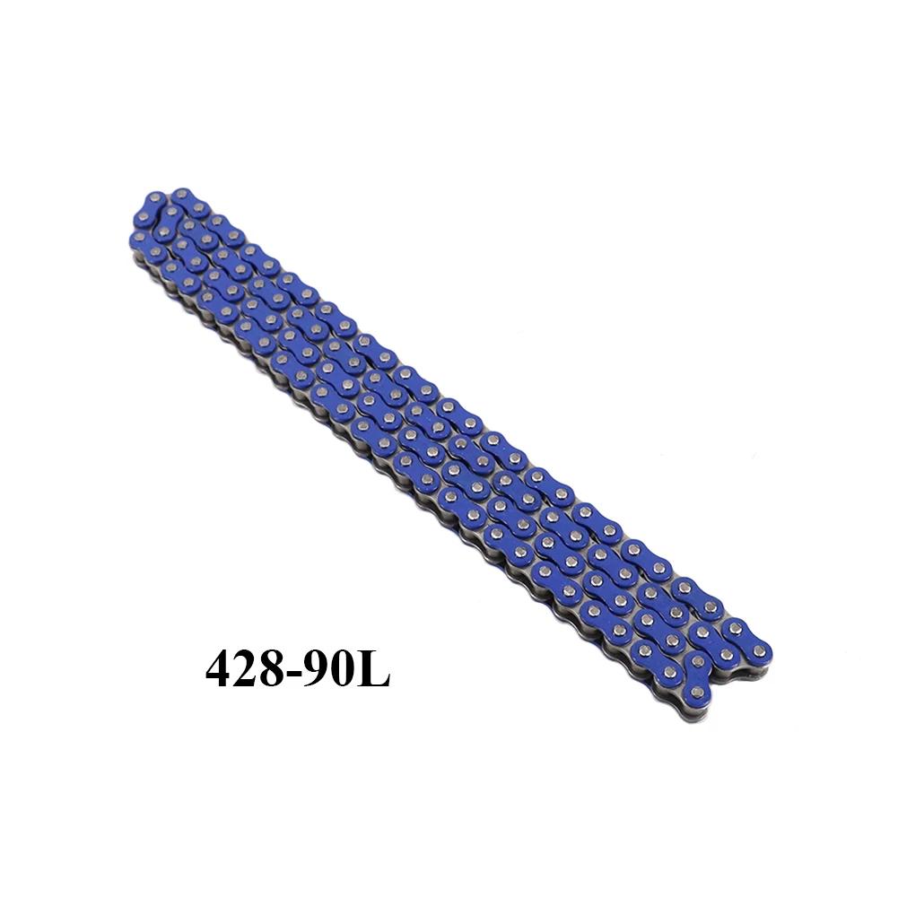 Universal Colorful Motorcycle Chain Oil Seal Chain O-Ring 428 Chains 90L 92L 96L 110L Links for ATV Quad MX Enduro Motard Racing