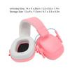 25DB Noise Reduction Earmuffs Noise Cancelling Headset Hearing Protection Ear Muffs for Shooting Mowing Pink