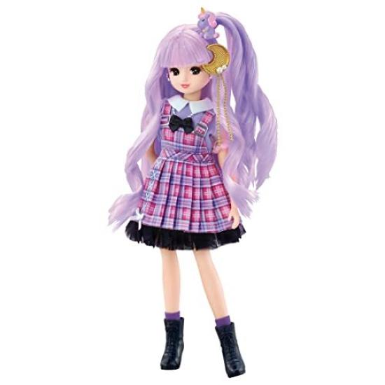 Takara Tomy Doll Niji Kyun Curl Doll Pretend Play Toy for Ages 3 and Meets Toy Safety Standards ST "Licca-chan" Dress-up