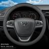 Wuling Steering Wheel Cover: Genuine Leather, Universal Fit for S S1 S3 & Rongguang V Trucks, All-Season Grip