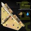 180° Foldable Butterfly Hinge for Dining Tables: Square to Round Conversion with Cross Spring Buckle
