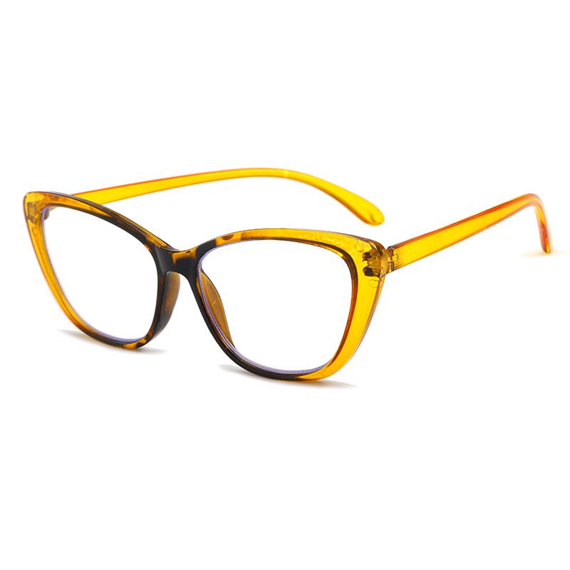

Fashionable European & American Anti-Blue Light Reading Glasses for Women - Stylish Large Frame with High-Definition Lenses +1.00
