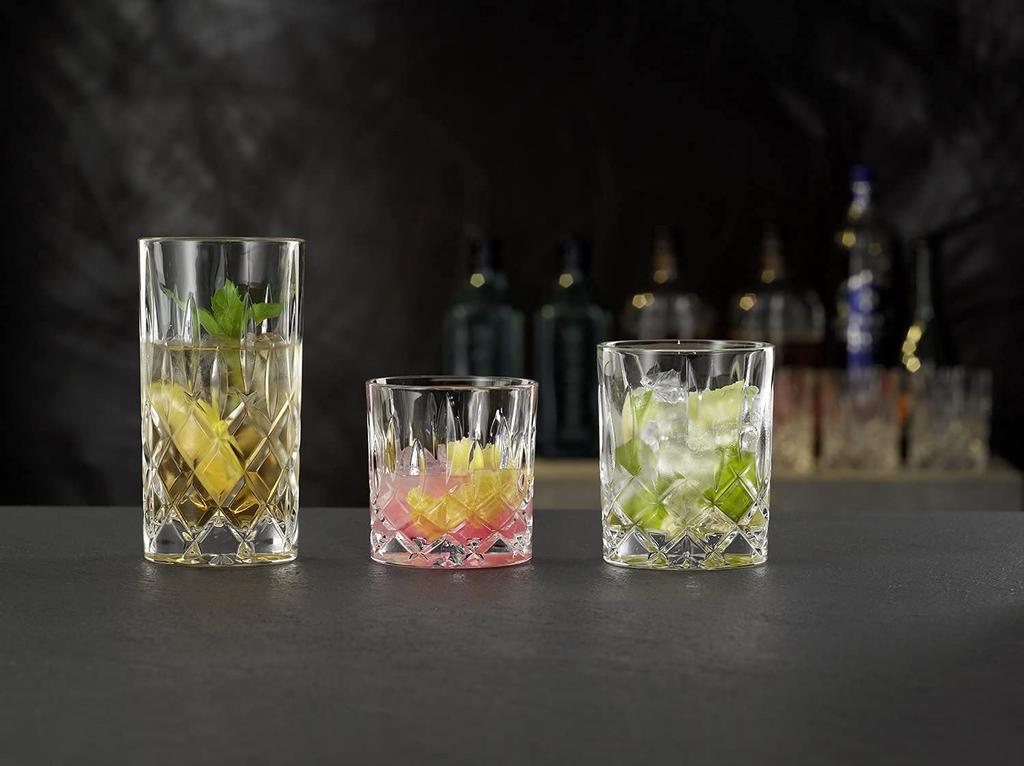 Nachtmann Noblesse Whiskey Tumbler, Crystal Glass, 98mm/295ml, 89207, Pack of 4