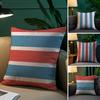 Fashion Blue Red White Pillow Case Plush Fabric Soft Pillowcase Double Sided Print Sofa Cushion Cover Throw