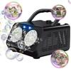 Handheld automatic bubble machine with 2 Fans, 20000+ Bubbles Per Minute Bubbles for outdoor wedding children's Portable Bubble Maker Ope