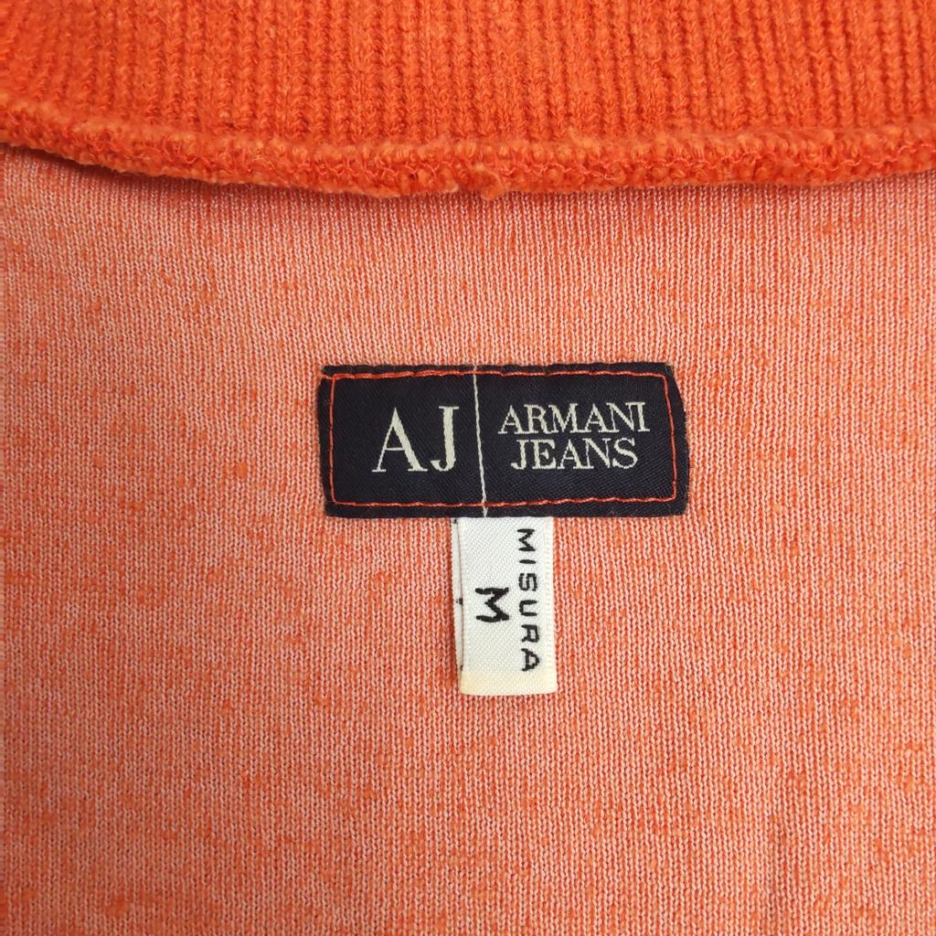 Armani Jeans Kenevir fermuarlı bluz MISURA-M erkek turuncu×fildişi ceket(KULLANILMIŞ)