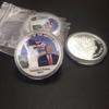 1Pcs  Coin American 45th President Donald Trump Coin US White House The Statue of Liberty Silve