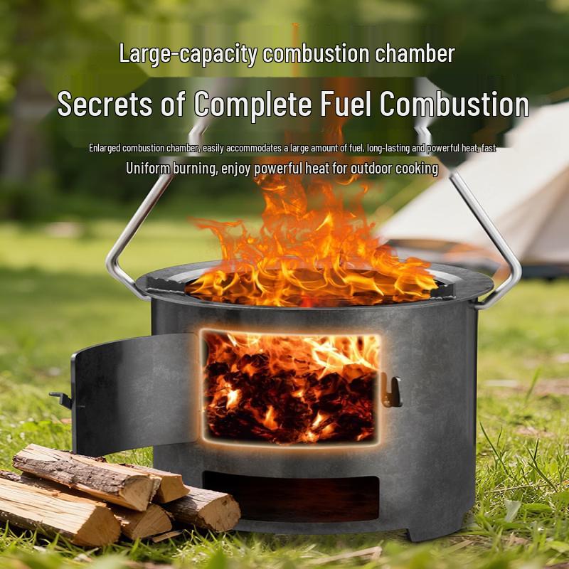 Tiemuyun Outdoor Portable Wood Burning Stove