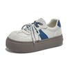 Kapibara toe cap leather little white shoes 2025 autumn new platform sports Forrest Gump shoes casual versatile shoes