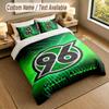 Juego de Ropa de Cama 1 Funda Nórdica 2 Fundas de Almohada Estampado Hannover 96 Ropa de Cama Suave Decoración de Dormitorio
