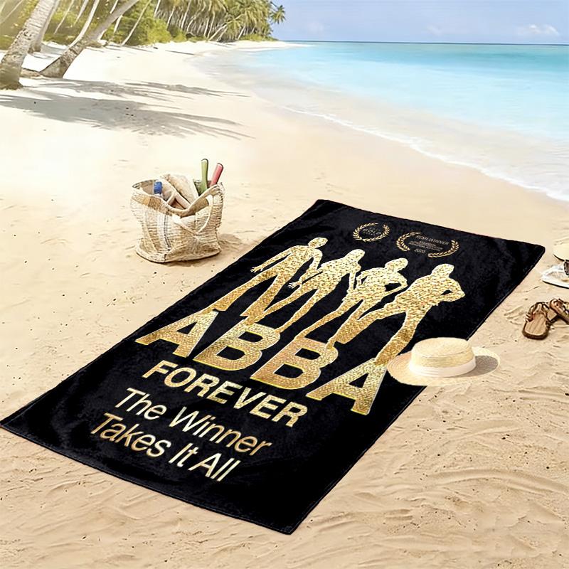 Rock Legends Unite Beach Towel Portable for Travel Beach Seaside Swim Absorbent Bath Towel Fashion Beach Comfort Printing
