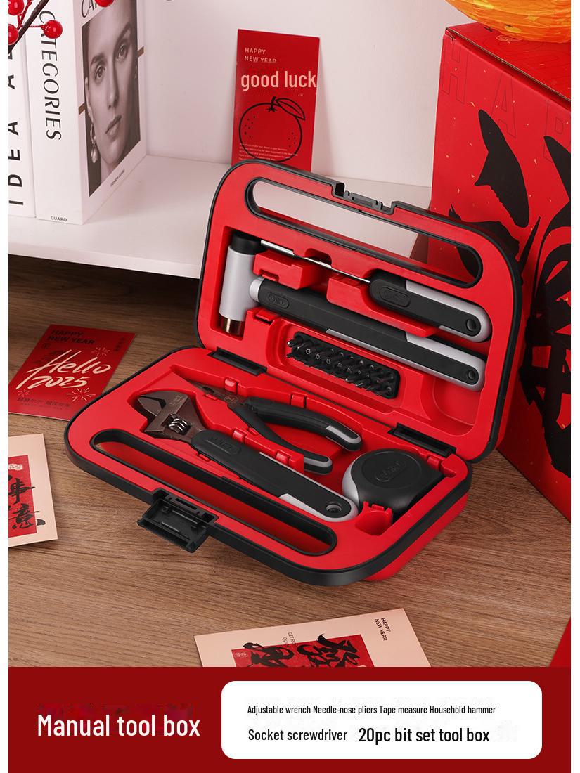 

Весенний фестивальный выпуск: Подарочная коробка Green Forest — элегантный набор инструментов для друзей и новых домов Hand Tool Set китайский красный