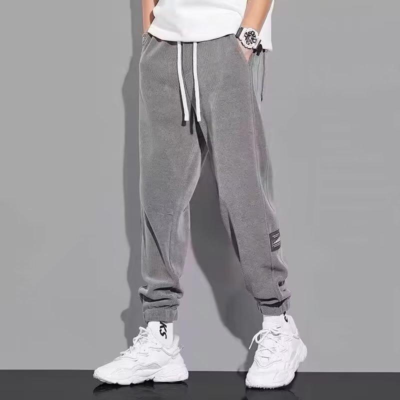 Casual Pants for Men's New Summer Thin Men's Sports Sweatpants for Men's Tying Trousers