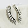 Sterling Silver Ear Jacket Stud Earrings: Puffy Leaf Boho Jewelry