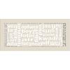 Vent Cover ABC 17x37 Cream