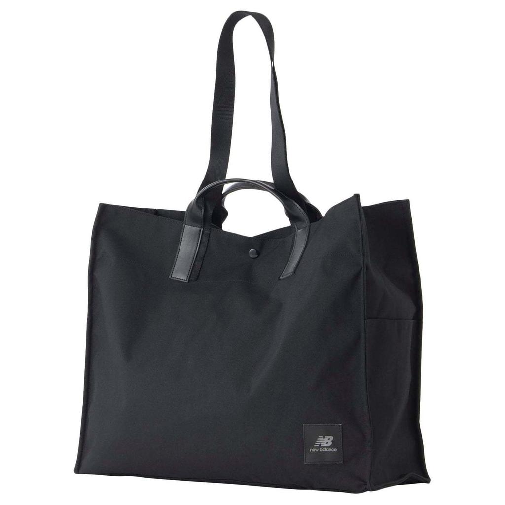 New New Balance Nylon Tote Bag, Shopping Bag, Shoulder Bag, Handbag Tubas Unisex Black LAB45618-BK