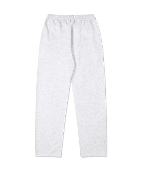 RANDOMOFF Basic Line Straight Training Pants [White Melange]