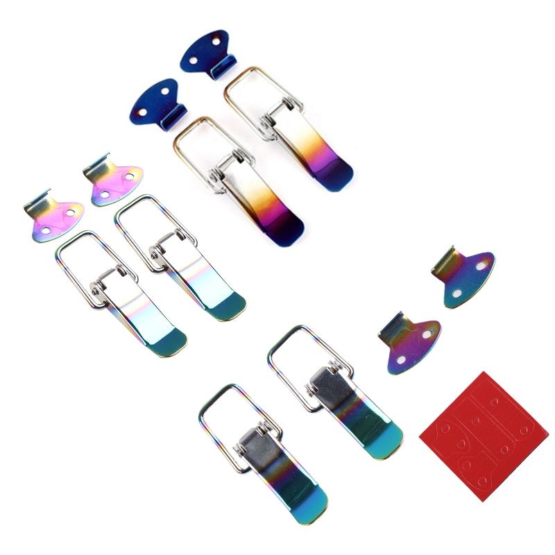 2 Pcs Bumper Fixed Lock Buckle Trunk Surround Fixed Decoration Buckle Paired