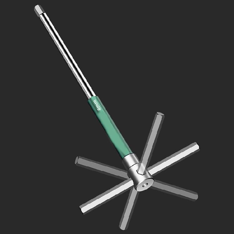 Socket Extension T-Shaped Wrench Hexagonals Screwdriver T Shape Connect Rod