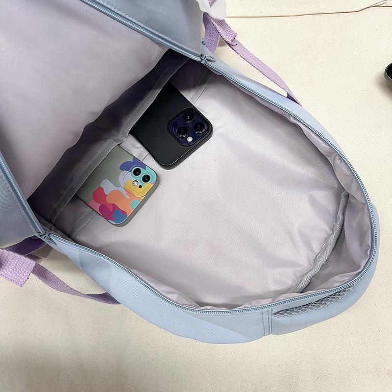 Mochila Escolar de Dibujos Animados para Mujer de Gran Capacidad para Estudiante de Secundaria