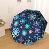 1pc Snowflake Winter Pattern Umbrella  Automatic Opening and Closing Umbrella, High Quality Umbrella, Ideal Gift for Her 187