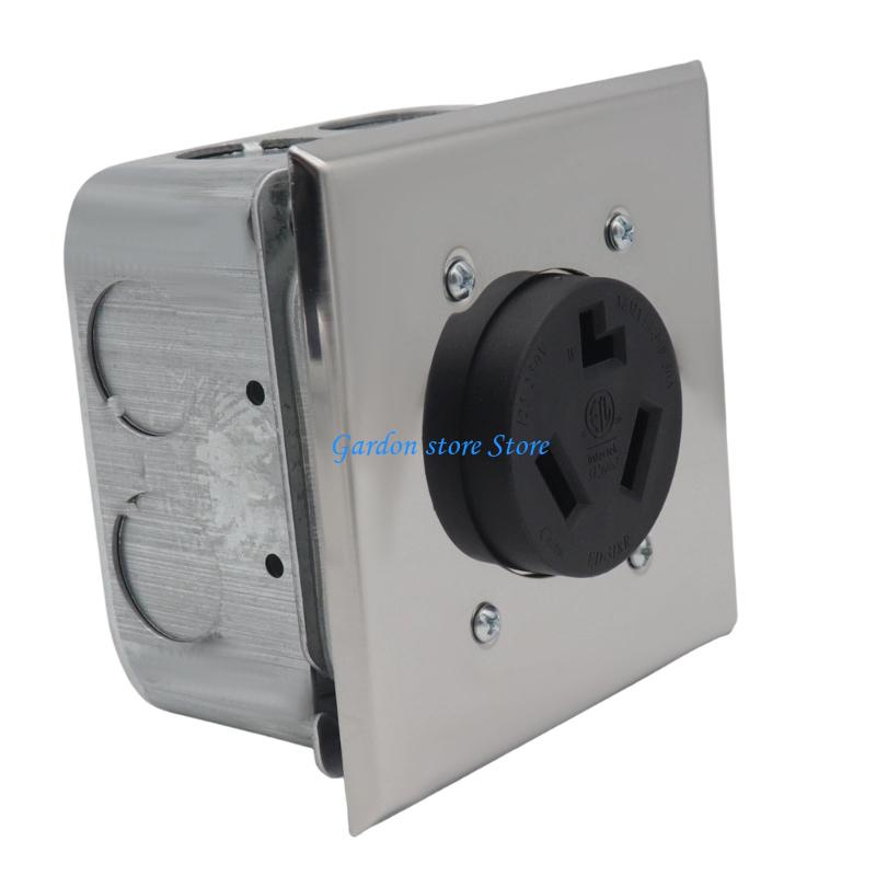 B0KB Industrial NEMA 10 30R Receptacle Accessories Included for Electrical