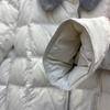Women's Chic Lightweight Short Down Jacket - 2026 Winter Fashion, White Duck Down, Coco Style Lapel Design