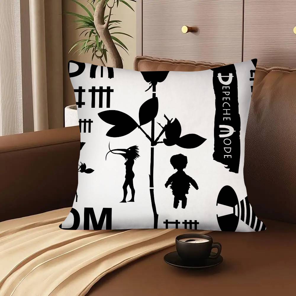 1Pc D-Depeche-M-Mode Singer Pillow Case Fashion Square Pillowcase Bedroom Sofa Room Ins Decoration Leisure