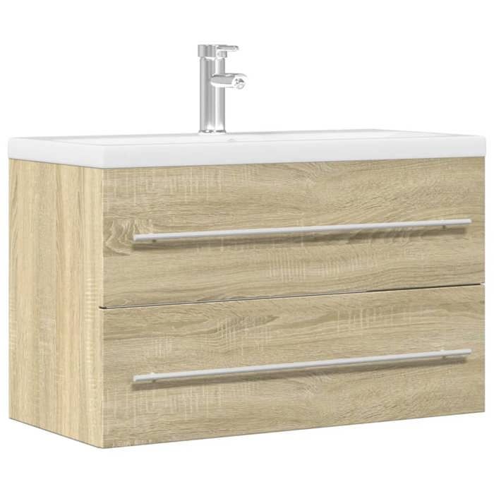 VidaXL Vanity Unit Old Wood 80x38.5x48 Cm Engineered Wood 856227