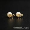 Hot-selling spring and summer new products, bow necklace, bracelet, stud earrings, women's fashion suit.