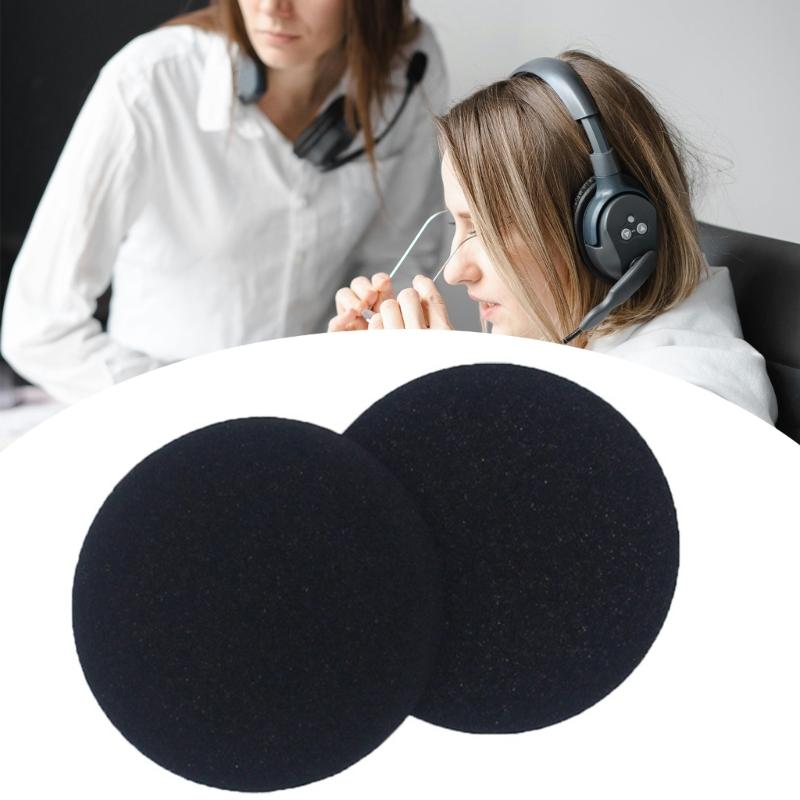 Soft Sponges Ear Cover Ear Cushions for Evolve20 20se 30 30II 40 65 Headsets Enhancing Comfort and Sound Quality