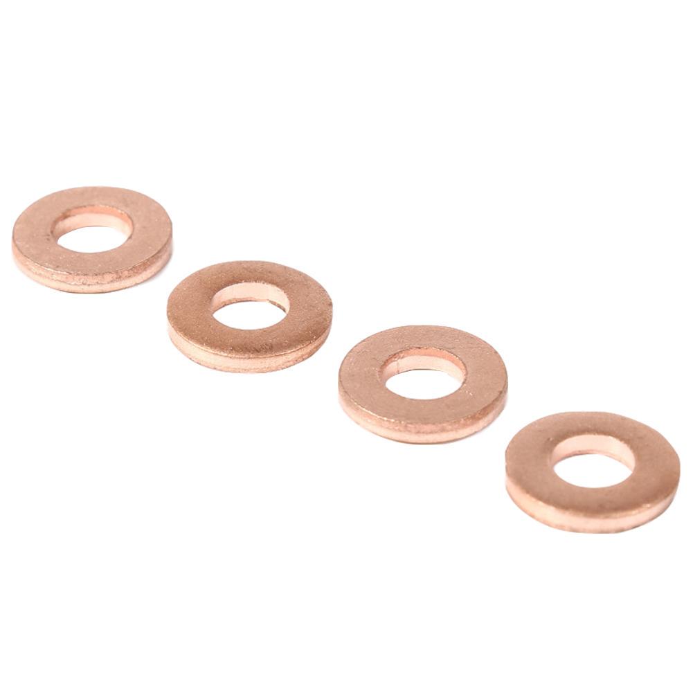 4pcs Injector Copper Washer Spacer Seal 1.6HDI O-Ring for Peugeot Citroen 4pcs Injector Copper Washer Spacer Seal 1.6HDI O-Ring for Peugeot Citroen