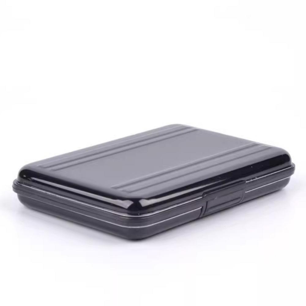 Digital Storage Aluminum Case Storage Box Memory Card Carrying Box with 8 Slots for SD SDHC MMC Micro SD TF Cards