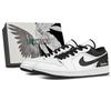 Air Jordan 1 Abrasion Resistant Low Top Vintage Basketball Shoes Unisex White 553558-132(Team845-Box)