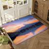Mount Fuji Floor Mat Soft Thickened Absorbent Non-Slip Bedroom Living Room Door Mat Home Decor Flannel Rugs