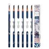 Hengsi Waterproof Eyebrow Pencil - Precise, Long-Lasting Strokes, Sweatproof & Non-Smudging with Sharpener