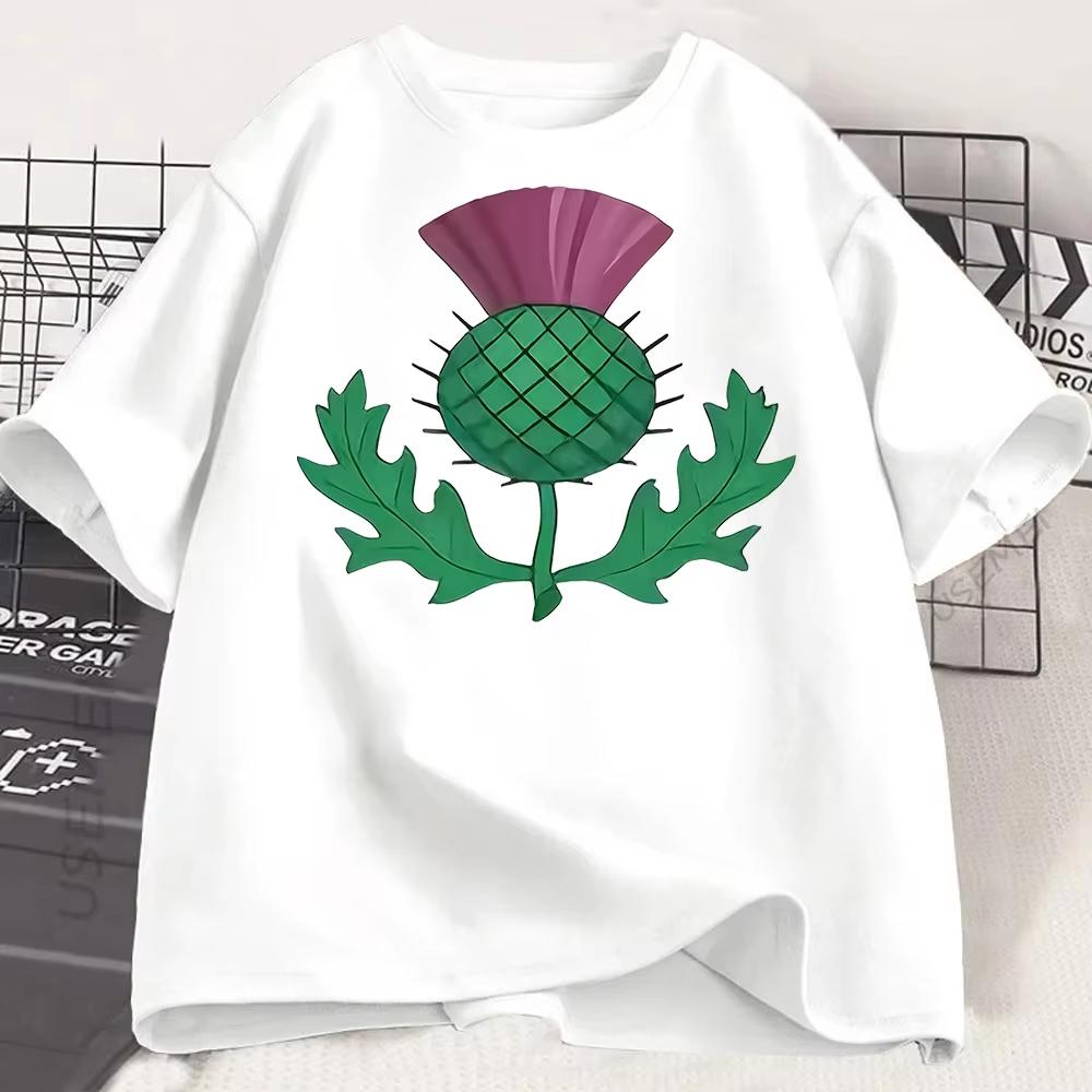 Küstenmeerlandschaft Retro Grafikdruck Kurzarm T-Shirt Unisex Unisex Unisex Strandurlaub Lässig Streetwear Baumwoll Tops
