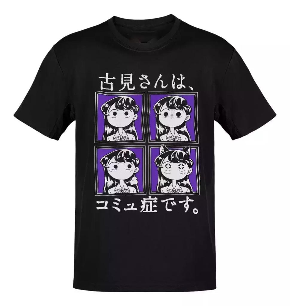 Anime Komisan Komi Purple Squares Tshirt Size S4xl Gift For Friends